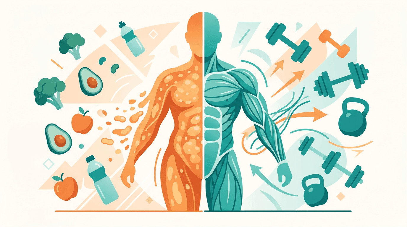 Body Recomposition: Lose Fat and Build Muscle